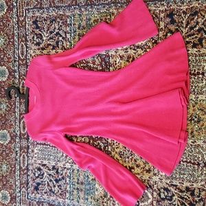 Ruffle trimmed sweater